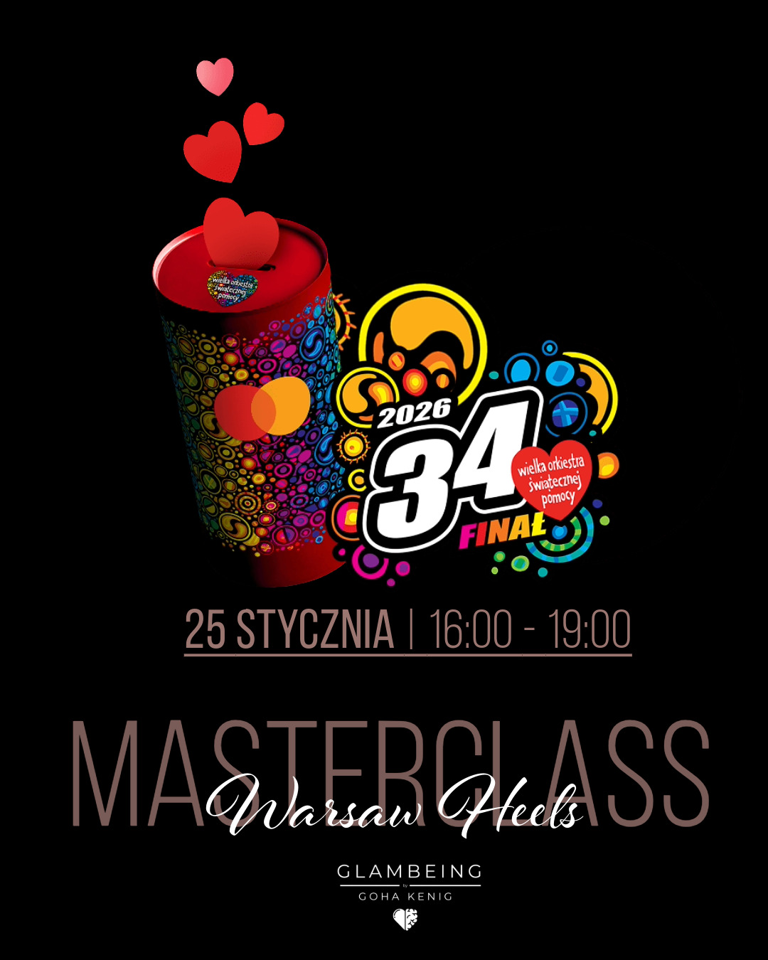 WOŚP Warsaw Heels Masterclass 01.2026